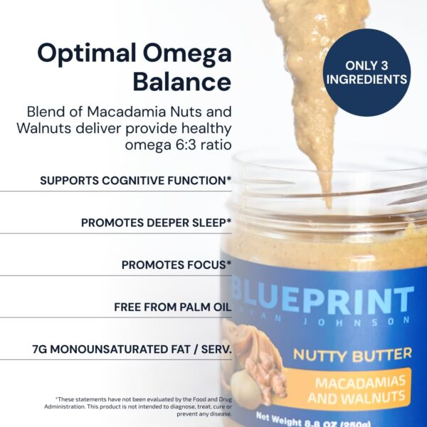 Blueprint Bryan Johnson Nutty Butter – Chunky Macadamia Nut ...