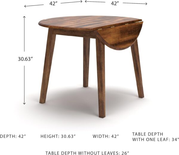Signature Design by Ashley Berringer Dining Room Round Drop ...