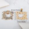 JWICOS 2Pcs Bride Shoe Charms - Rhinestone Women Shoe Jewelr...