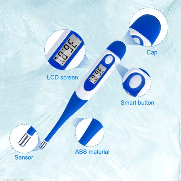 Berrcom Digital Thermometer for Adults, Oral and Underarm Th...
