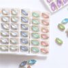 7 x 15mm Mixed Color Horse Eye Opal Sewing Crystal Flatback ...