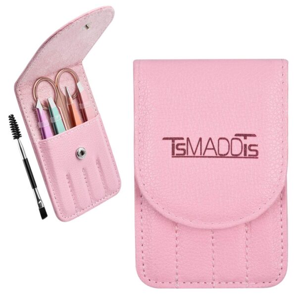 TsMADDTs 6 PCS Tweezers Set for Women, Eyebrow Tweezers with...