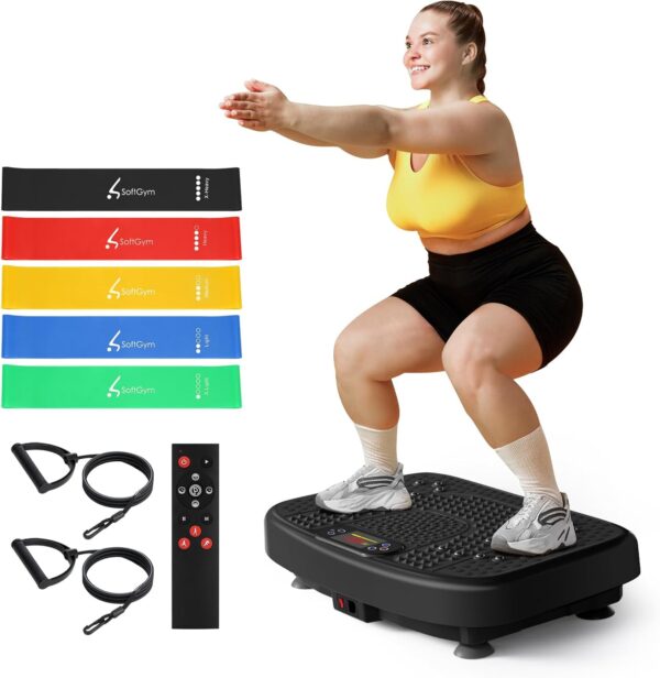 Vibration Plate Exercise Machine for Lymphatic Drainage,Soft...