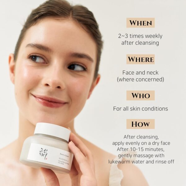 Beauty of Joseon Ground Rice and Honey Glow Mask Pore Sebum ...