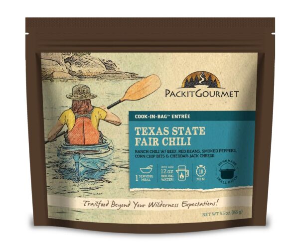 Packit Gourmet Texas State Fair Chili | Premium Freeze Dried...