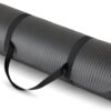 Amazon Basics 1/2 Inch Extra Thick Exercise Yoga Mat with Ca...