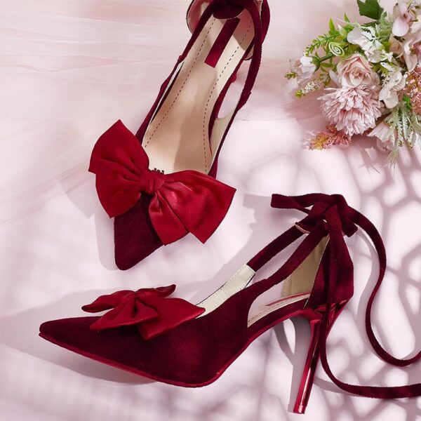 PH PandaHall 2pcs Bow Shoe Clips, Satin Buckle Removable Ele...