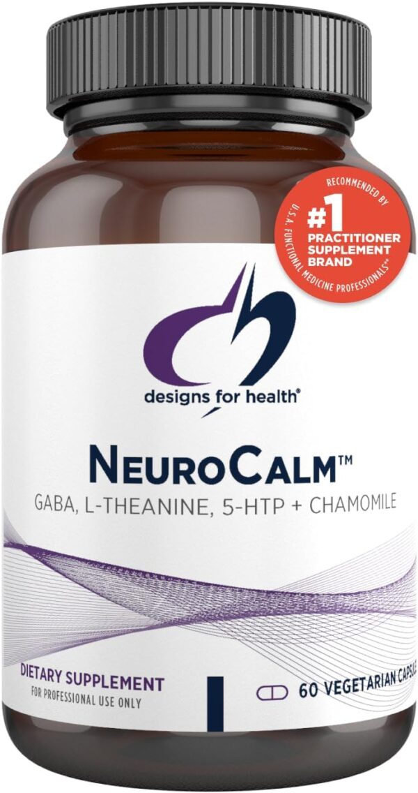 Designs for Health NeuroCalm - 5HTP GABA L-Theanine Suppleme...