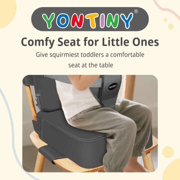 Toddler Booster Seat for Kitchen Chair, 2-in-1 Dining Table ...