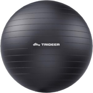 Trideer Extra Thick Yoga Ball Exercise Ball, 5 Sizes Gym Bal...