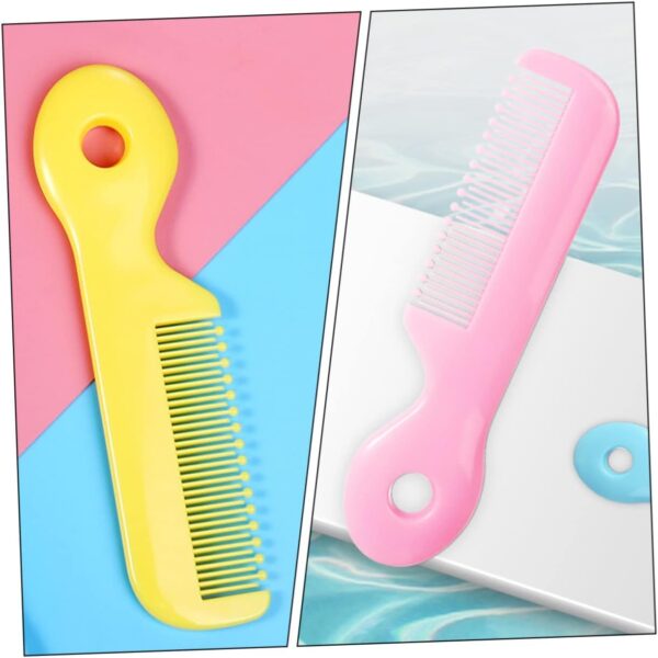 4Pcs Newborn Hair Comb Baby Comb Round Teeth Combs Wide Toot...