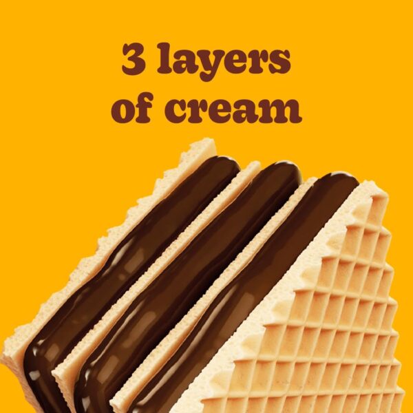 Bauducco Chocolate Wafers - Crispy Wafer Cookies With 3 Deli...