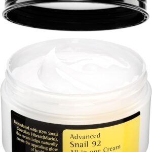 COSRX Snail Mucin 92% Face Moisturizer, 3.52 Oz, Lightweight...