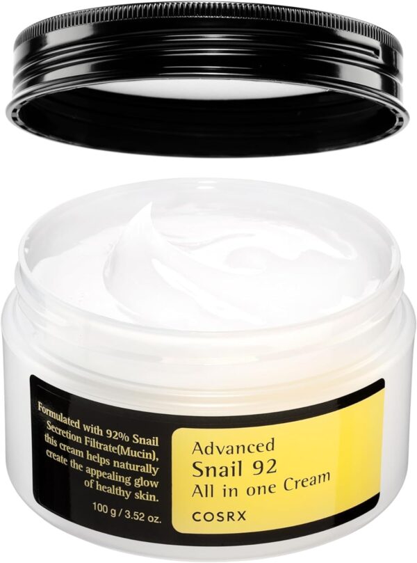 COSRX Snail Mucin 92% Face Moisturizer, 3.52 Oz, Lightweight...