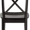 Homestyles Blair Black Dining Chairs, Set of 2
