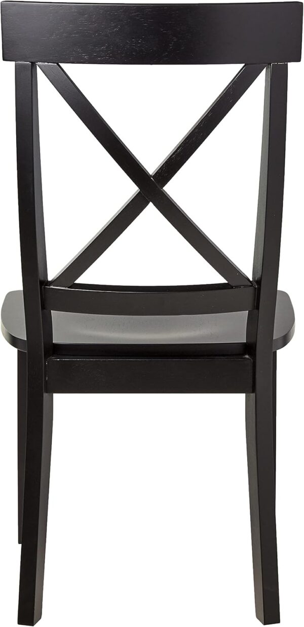 Homestyles Blair Black Dining Chairs, Set of 2