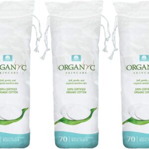 Organyc 100% Organic Cotton Rounds - Biodegradable Cotton, C...