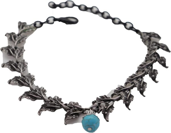 Women Western Fashion Boot Bracelet Dark Silver Metal Chain ...