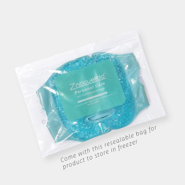 ZNÖCUETÖD Cold Face Eye Mask Ice Pack Reduce Facial Puff, Da...