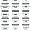 M MCIRCO 30 Pieces Glass Food Storage Containers with Snap L...
