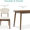 Best Choice Products 5-Piece Dining Set, Compact Mid-Century...