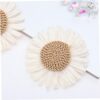 Uonlytech DIY Flower Jewelry Shoe Clips Flower Embroidered P...