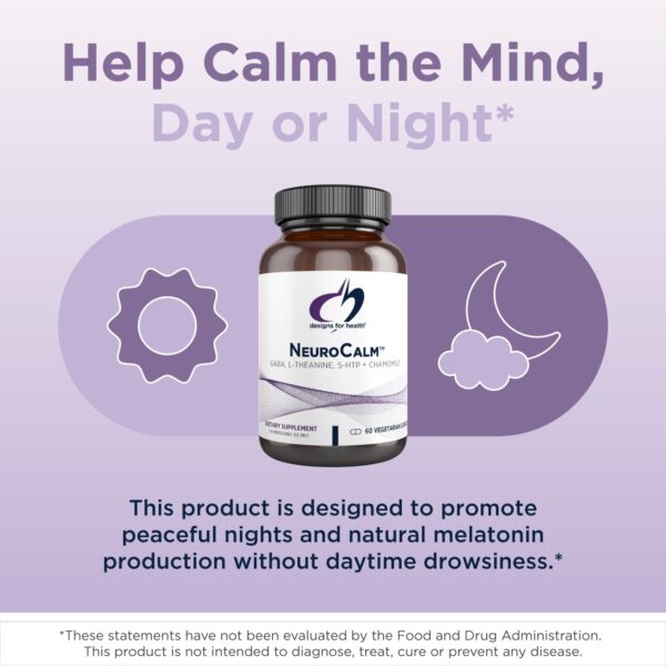 Designs for Health NeuroCalm - 5HTP GABA L-Theanine Suppleme...