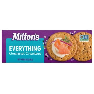 Milton's Gourmet Crackers, Everything - Non-GMO Project Veri...