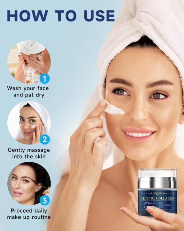 Retinol Cream for Face, Collagen Neck Creams for Tightening ...