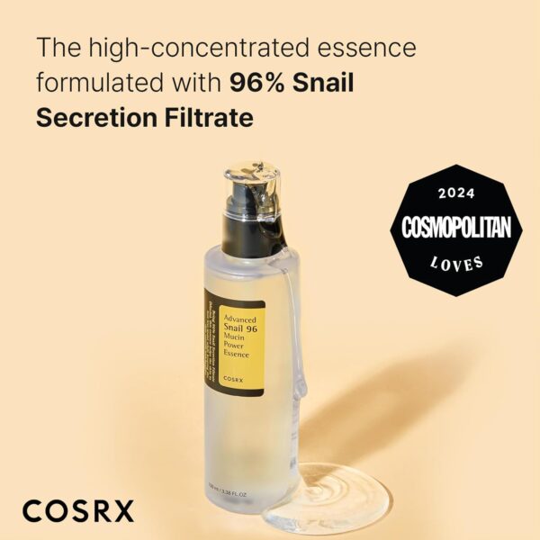 COSRX Snail Mucin 96% Power Repairing Essence 3.38 fl.oz 100...