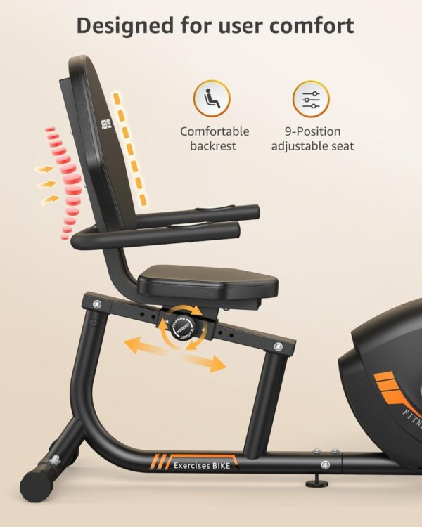 JEEKEE Recumbent Exercise Bike for Seniors,Stationary Bikes ...