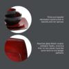 Gibson Soho Lounge Square Reactive Glaze Dinnerware Set, Red...