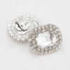 Elegant Alloy Rhinestone Shoe Decorations - Crystal Shoe Buc...