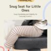 HOMEAL Booster Seat for Kitchen Chair, Breathable Toddler Bo...