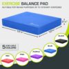 ProsourceFit Exercise Balance Pad – Non-Slip Cushioned Foam ...
