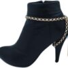 TrendyFashionJewelry TFJ Women Jewelry Boot Bracelet Gold Me...