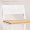 VASAGLE Bar Stool Set of 2, Bar Chairs for Kitchen, Dining R...
