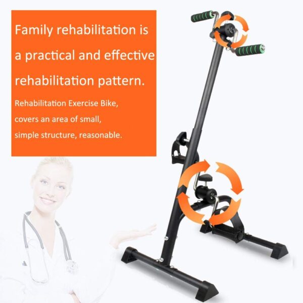 Pedal Exerciser Bike Hand Arm Leg and Knee Peddler Adjustabl...