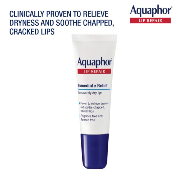 Aquaphor Lip Repair Ointment, Moisturizing Lip Balm Pack, Re...