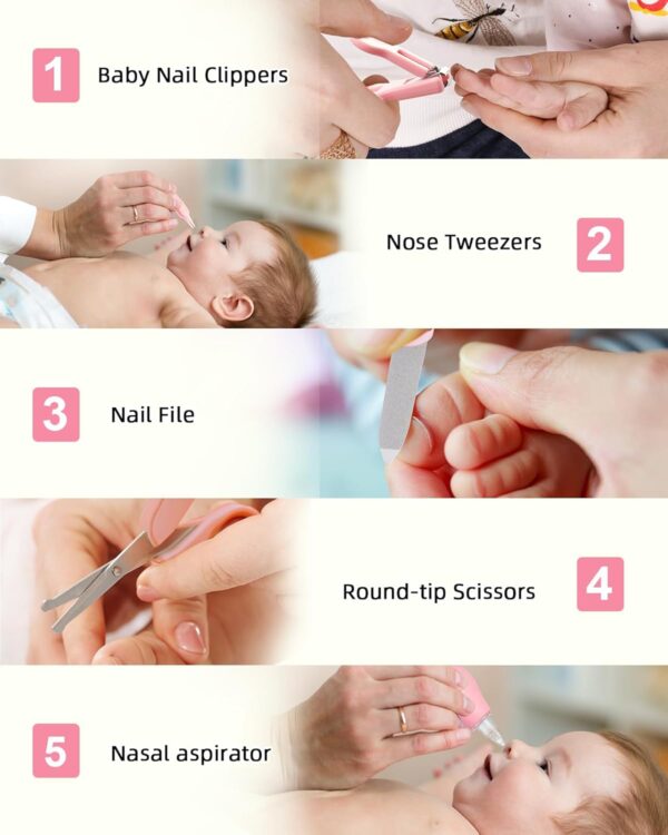 Baby Grooming and Health Kit, Lictin Nursery Care Kit, Newbo...