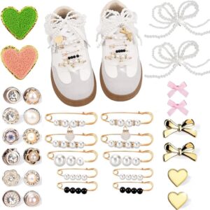 32PCS Shoe Charms for Sneakers - Bling Shoe Charms, Women an...