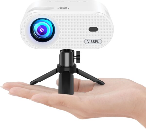 Mini Projector, VISSPL Full HD 1080P Video Projector, Portab...