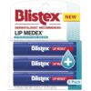 Blistex Lip Medex Stick, 3 Count, 0.15 oz Each, Advanced Hyd...