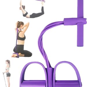 21 Fitness Resistance Bands-4 Tube Pedal Ankle Puller - 2023...