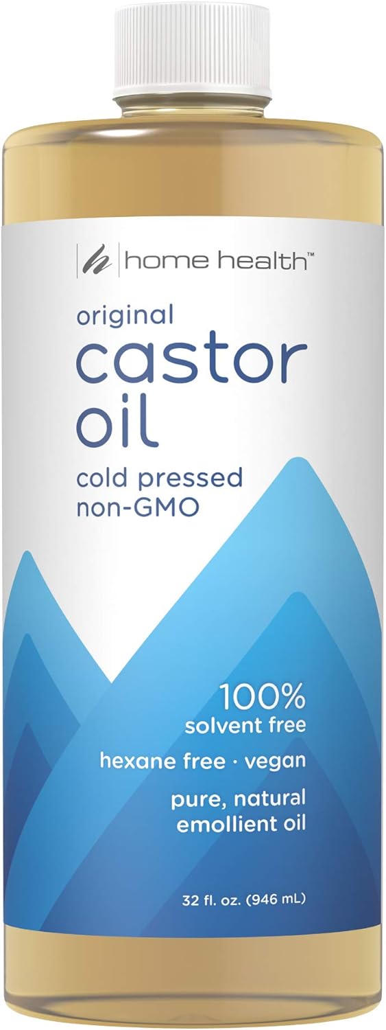 Home Health Original Castor Oil, Promotes Healthy Hair And S...