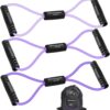 Figure 8 Fitness Resistance Bands with Handles - Exercise Tu...