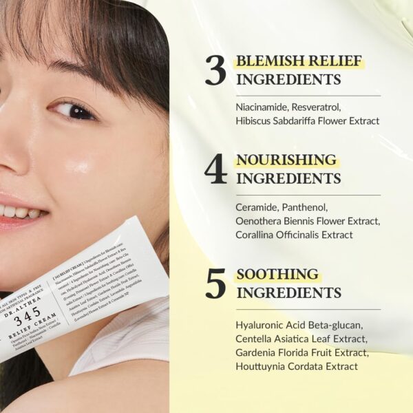 Dr.Althea 345 Relief Cream | Daily Face Moisturizer | Blemis...