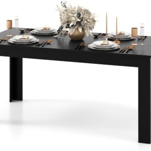 Giantex Dining Table for 6, Rectangular Kitchen Table with 3...