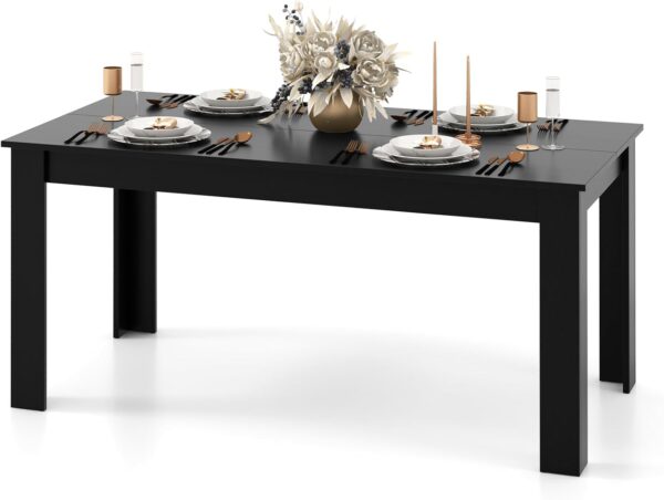 Giantex Dining Table for 6, Rectangular Kitchen Table with 3...