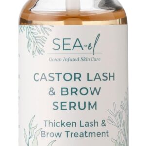 Sea El Castor Lash & Brow Serum Organic Castor Oil Rosemary ...
